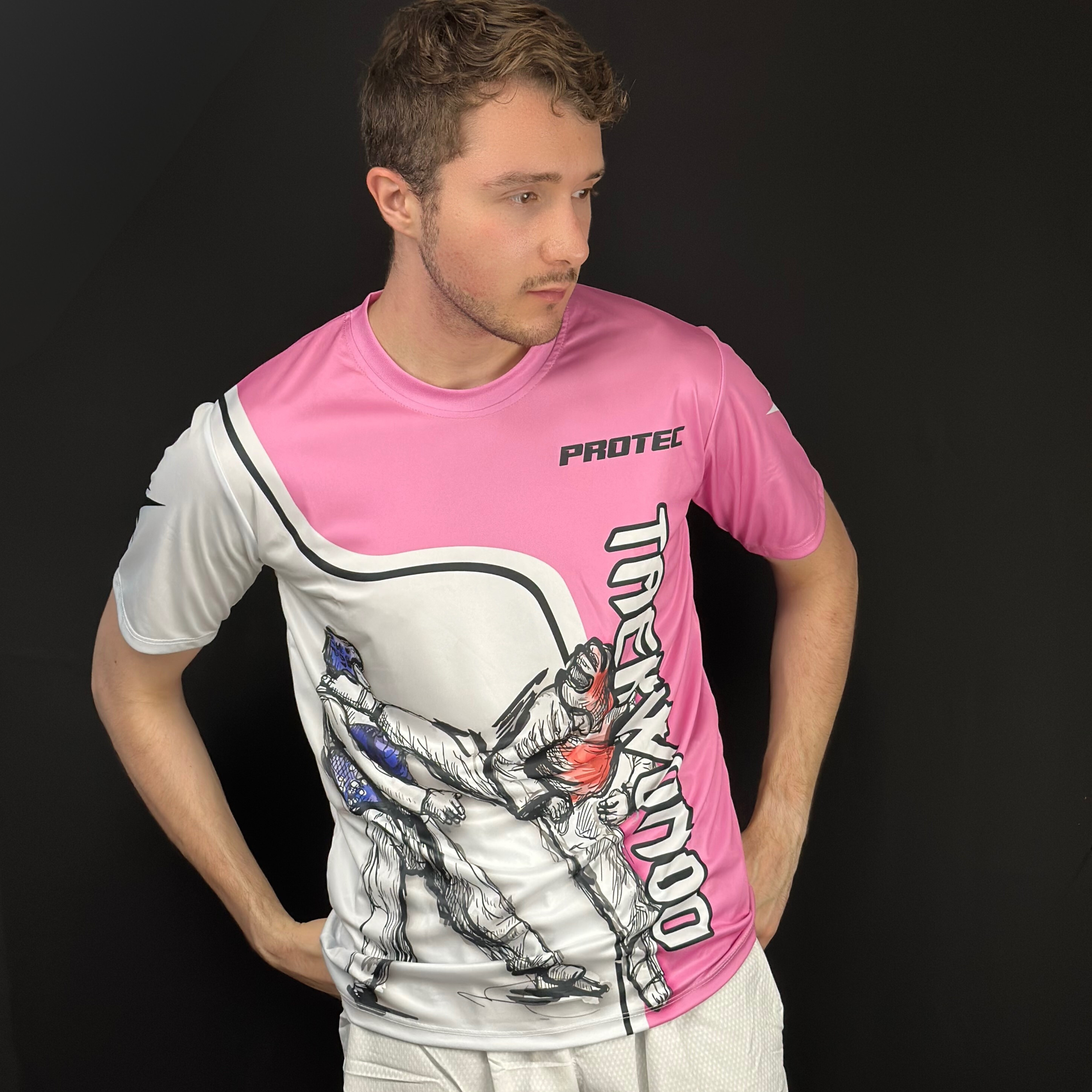 PLAYERA DRY FIT PATADA TAEKWONDO