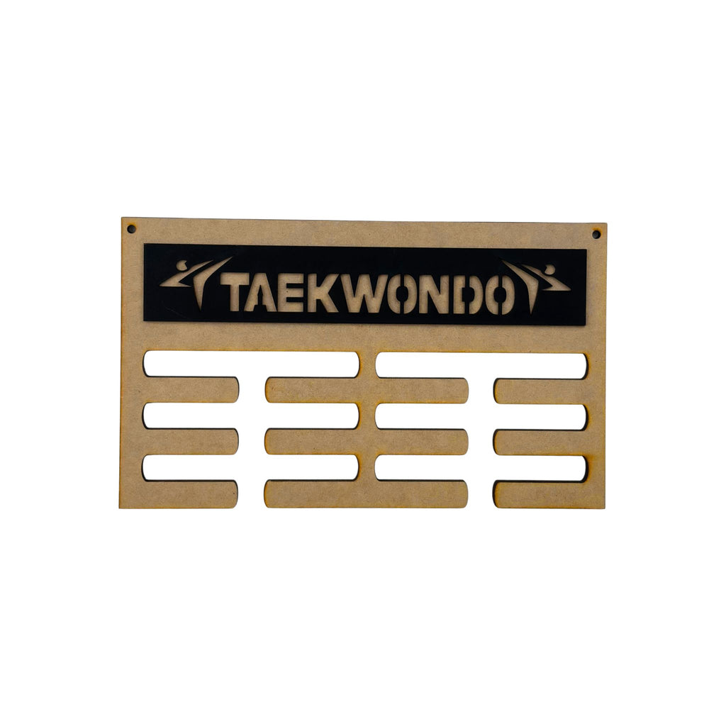 PORTA MEDALLAS DE MDF TKD