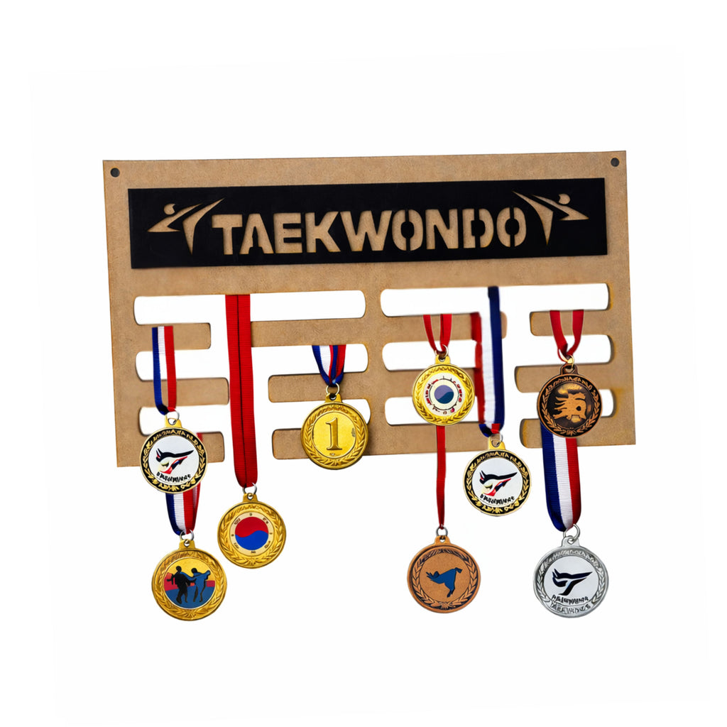 PORTA MEDALLAS DE MDF TKD